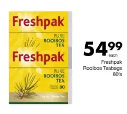 Save Freshpak Rooibos Teabags offer