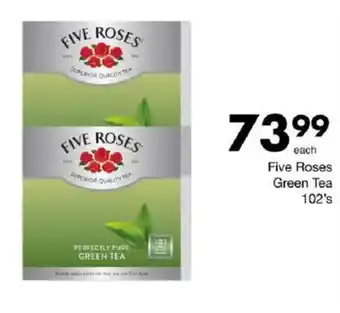 Save Five Roses Green Tea offer