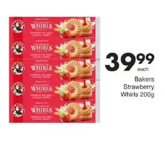 Save Bakers Strawberry Whirls offer