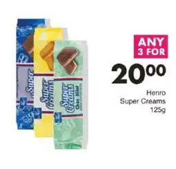 Save Henro Super Creams offer