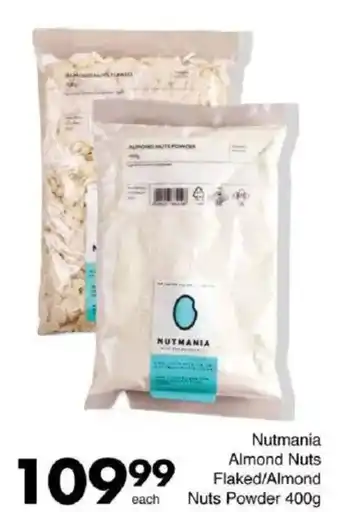 Save Nutmania Almond Nuts Flaked/Almond Nuts Powder offer