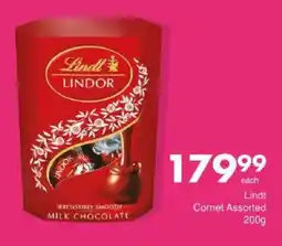 Save Lindt Cornet Assorted offer