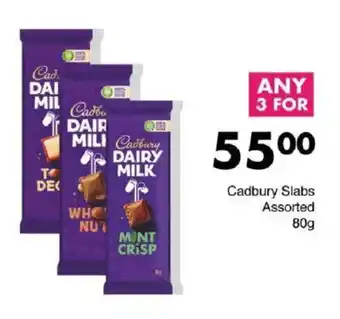 Save Cadbury Slabs Assorted offer