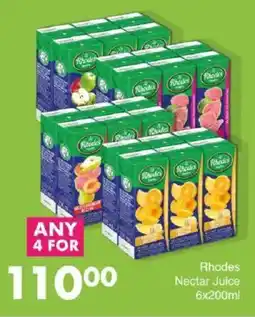 Save Rhodes Nectar Juice offer