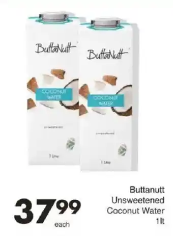Save Buttanutt Unsweetened Coconut Water offer