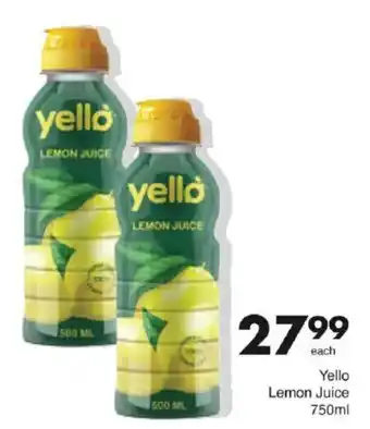 Save Yello Lemon Juice offer