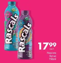 Save Rascals Syrup offer