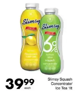 Save Slimsy Squash Concentrate/ Ice Tea offer