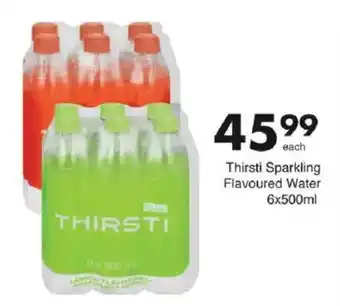 Save Thirsti Sparkling Flavoured Water offer
