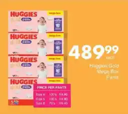 Save Huggies Gold Mega Box Pants offer