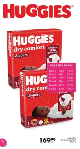 Save Huggies Dry Comfort Jumbo Pack Diapers offer