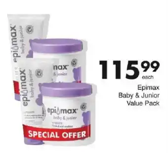 Save Epimax Baby & Junior Value Pack offer