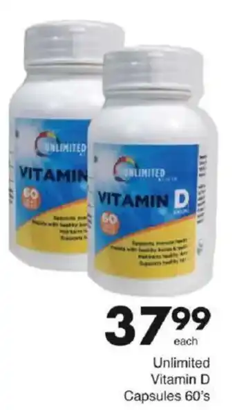 Save Unlimited Vitamin D Capsules offer