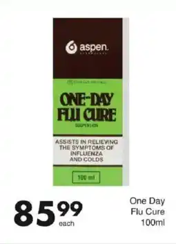 Save One Day Flu Cure offer