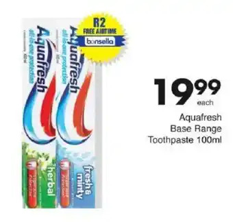 Save Aquafresh Base Range Toothpaste offer