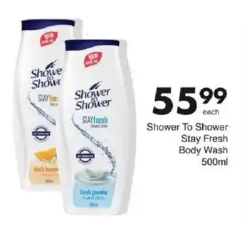 Save Shower To Shower Stay Fresh Body Wash offer
