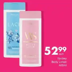 Save Yardley Body Lotion offer