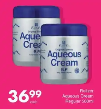 Save Reitzer Aqueous Cream Regular offer