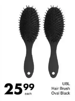 Save UBL Hair Brush Oval Black offer