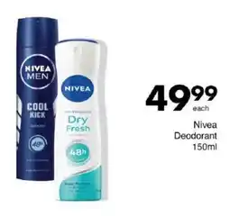 Save Nivea Deodorant offer