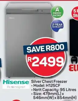 Pick n Pay Silver Chest Freezer offer