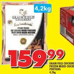 Shoprite GRAIN FIELD CHICKENS FROZEN MIXED CHICKEN PORTIONS 4,2kg offer
