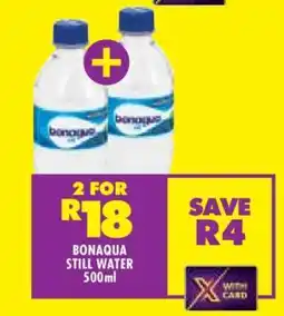 Shoprite Bonaqua Still Water 500ml offer