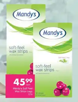 Save Mandy's Soft Feel Wax Strips Legs offer