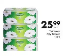 Save Twinsaver 2ply Tissues offer