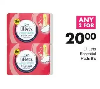 Save Lil Lets Essential Pads offer