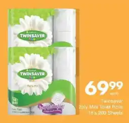 Save Twinsaver 2ply Mini Toilet Rolls offer