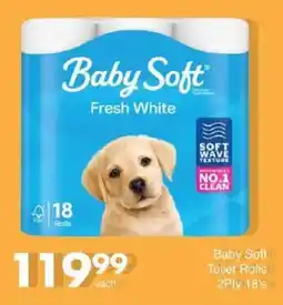 Save Baby Soft Toilet Rolls 2Ply offer