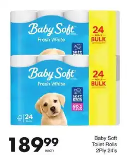 Save Baby Soft Toilet Rolls 2Ply offer
