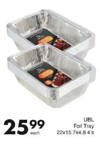 Save UBL Foil Tray offer