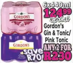 Supa Store Gordon's Gin & Tonic/ Pink Tonic offer