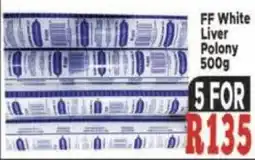 Supa Store FF White Liver Polony offer