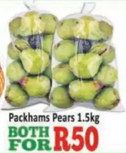Supa Store Packhams Pears offer
