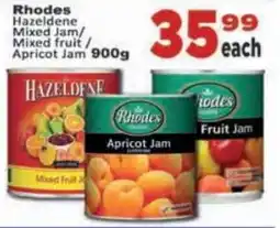 Supa Store Rhodes Hazeldene Mixed Jam/ Mixed fruit/ Apricot Jam offer