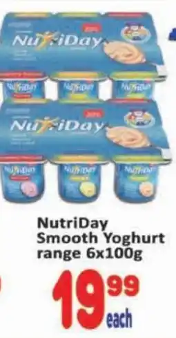 Supa Store NutriDay Smooth Yoghurt range offer