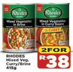 Supa Store RHODES Mixed Veg. Curry/Brine offer