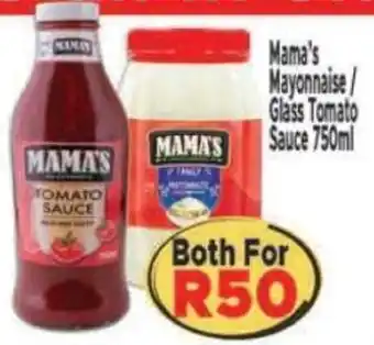 Supa Store Mama's Mayonnaise/ Glass Tomato Sauce offer