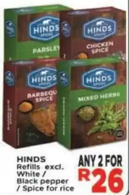 Supa Store HINDS Refills excl. White/ Black pepper/ Spice for rice offer