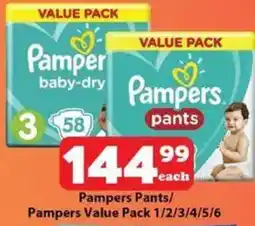 Check Save Pampers Pants/ Pampers Value Pack offer