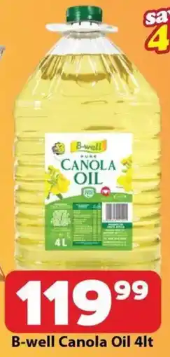 Check Save B-well Canola Oil offer