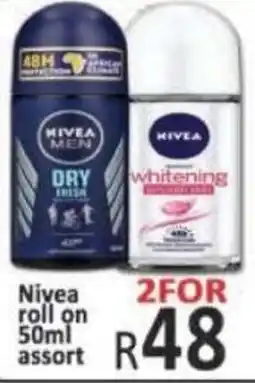 Supa Store Nivea roll on assort offer