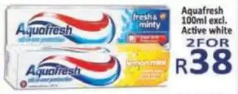 Supa Store Aquafresh excl. Active white offer