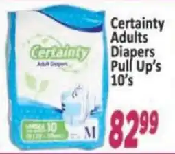 Supa Store Certainty Adults Diapers Pull Up's offer