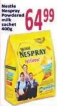 Supa Store Nestle Nespray Powdered milk sachet offer