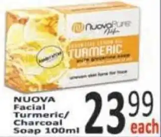Supa Store NUOVA Facial Turmeric/ Charcoal Soap offer