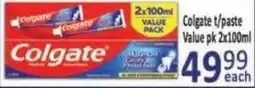 Supa Store Colgate t/paste Value pk offer